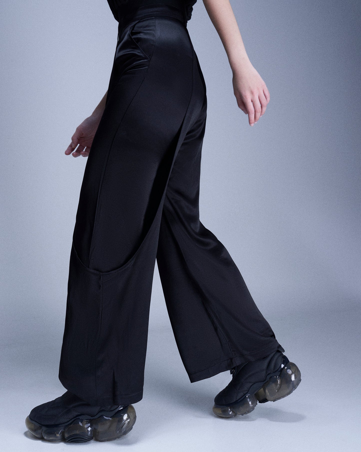 001 layered long pants