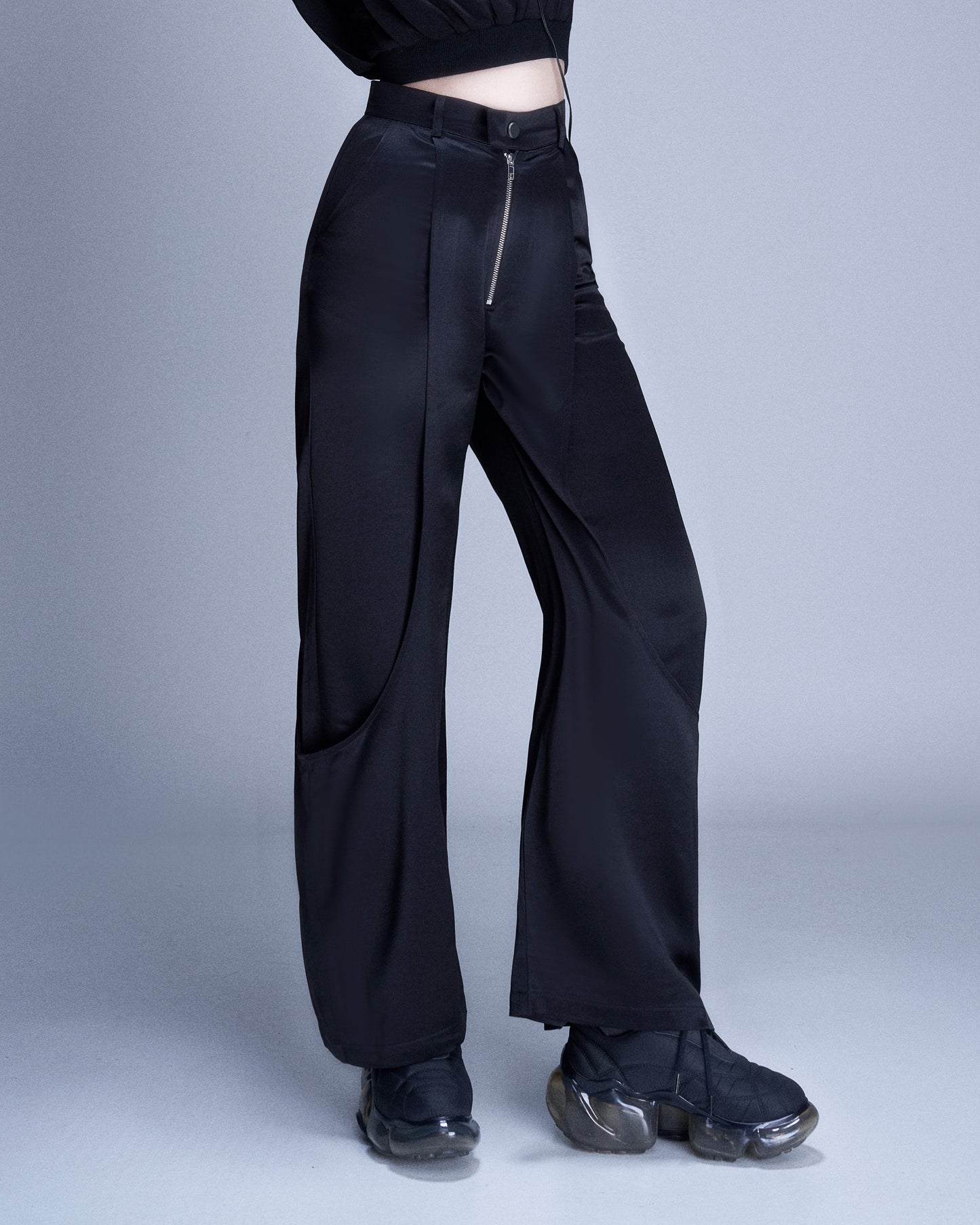 001 layered long pants